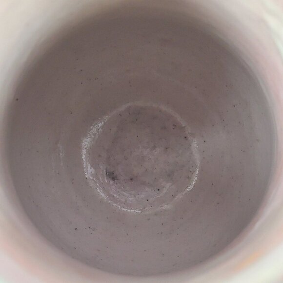 Talavera Pottery Vase La Corona Tlaxcala Mexico 6.75" Signed Grapes Grape Vine - Picture 6 of 9